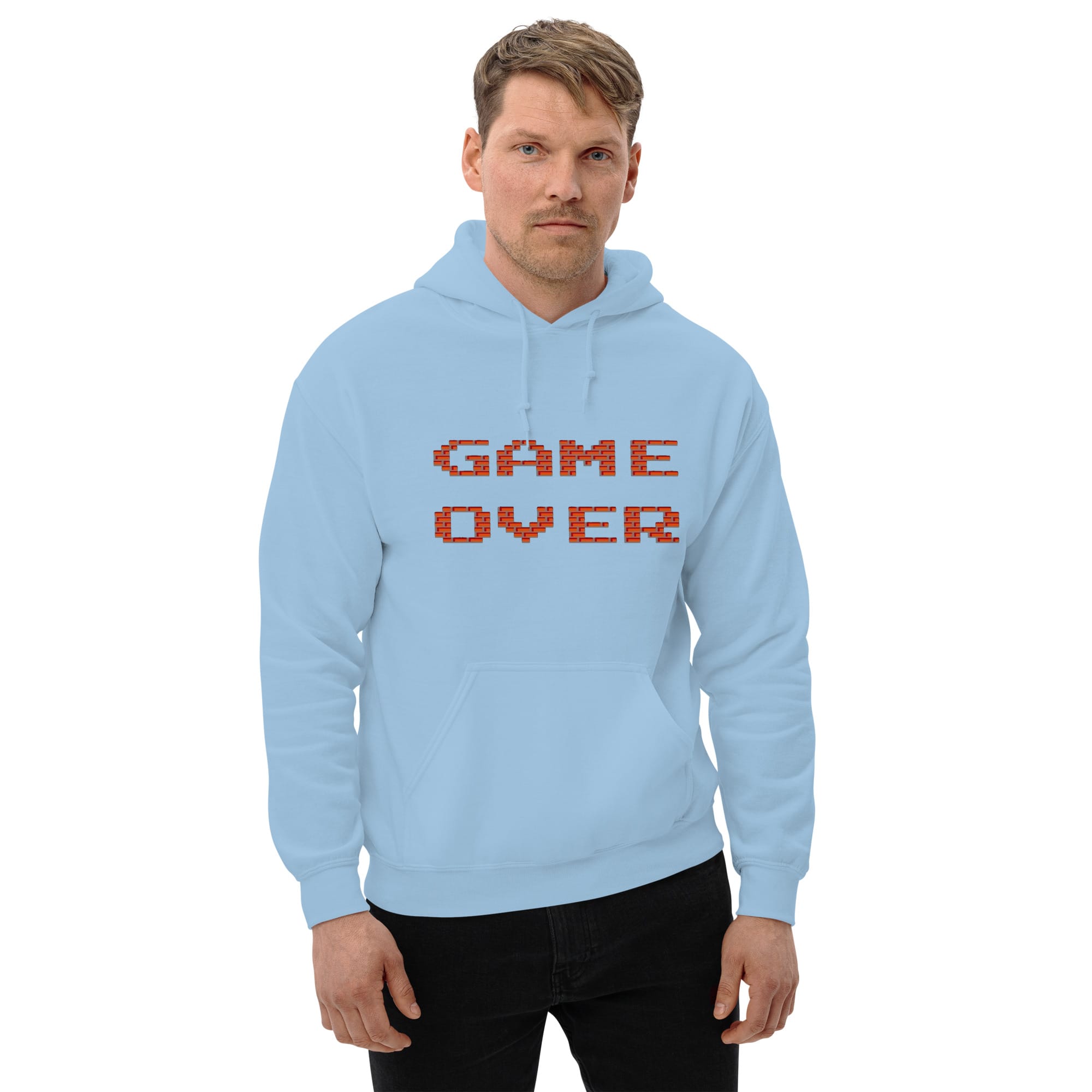 Sudadera Invierno con Capucha Unisex Game Over Ladrillos - Imagen 53