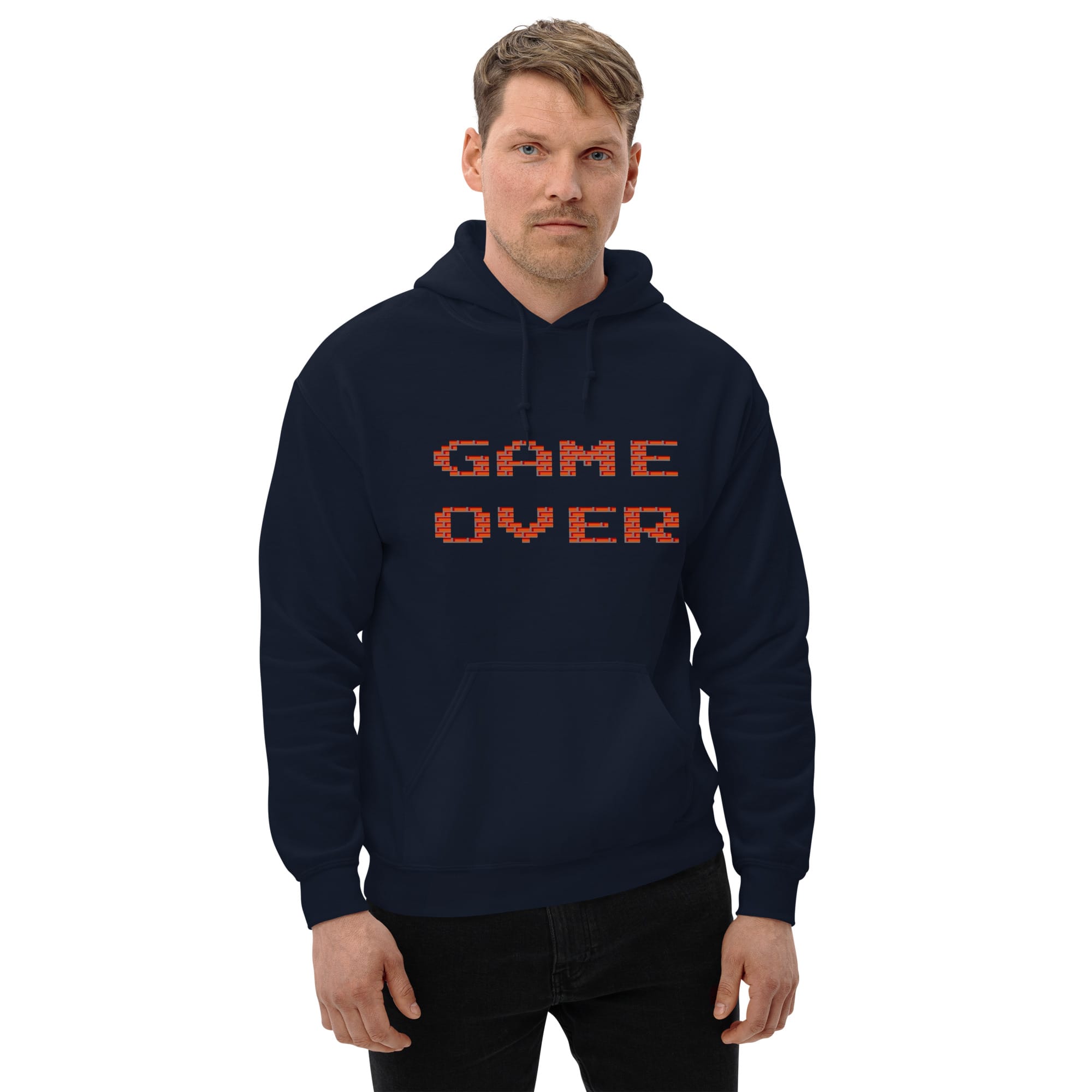Sudadera Invierno con Capucha Unisex Game Over Ladrillos - Imagen 9