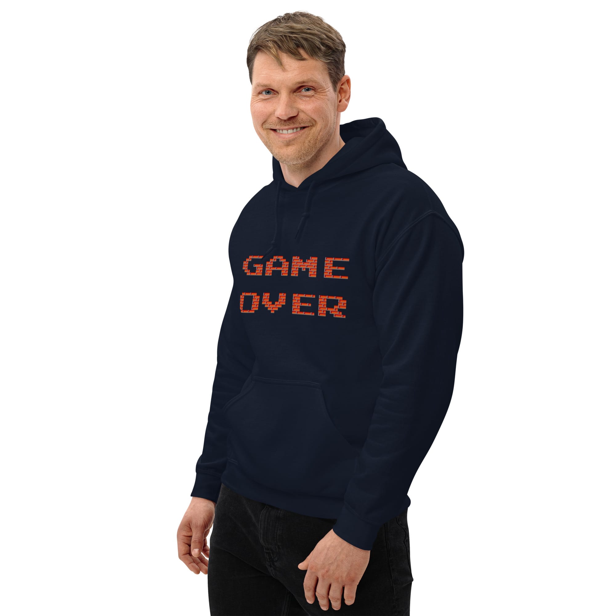 Sudadera Invierno con Capucha Unisex Game Over Ladrillos - Imagen 11