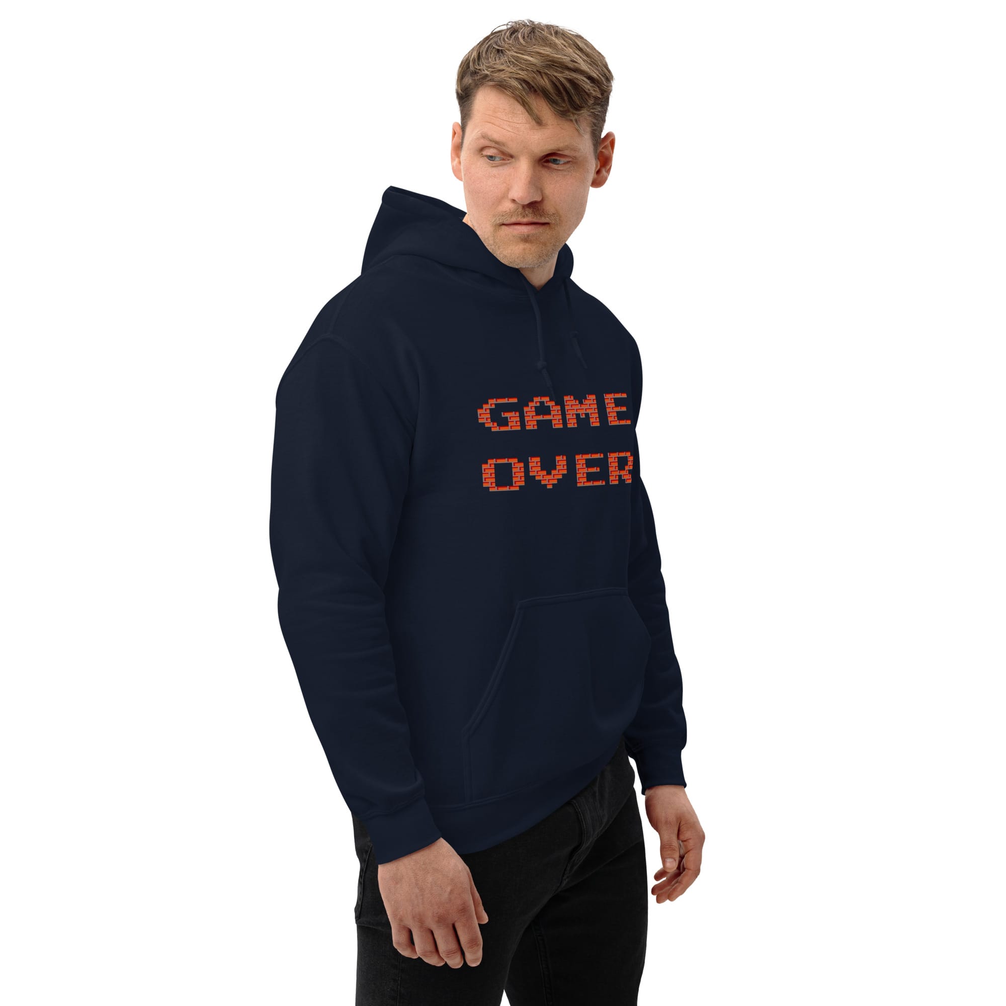 Sudadera Invierno con Capucha Unisex Game Over Ladrillos - Imagen 12