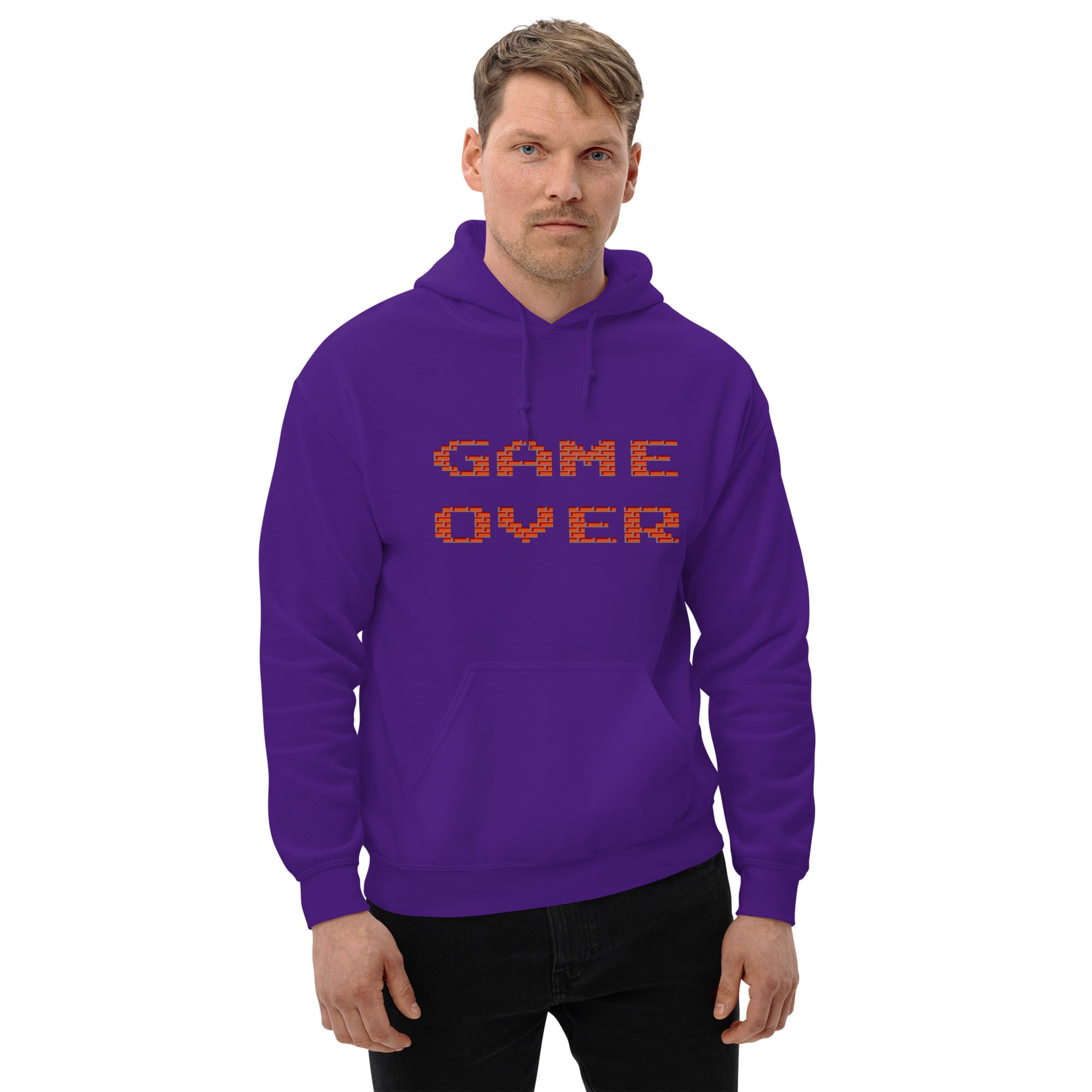 Sudadera Invierno con Capucha Unisex Game Over Ladrillos - Imagen 17
