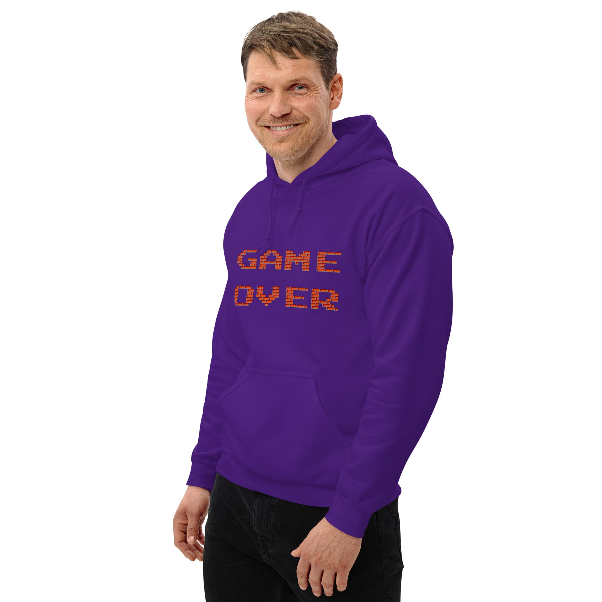 Sudadera Invierno con Capucha Unisex Game Over Ladrillos - Imagen 19