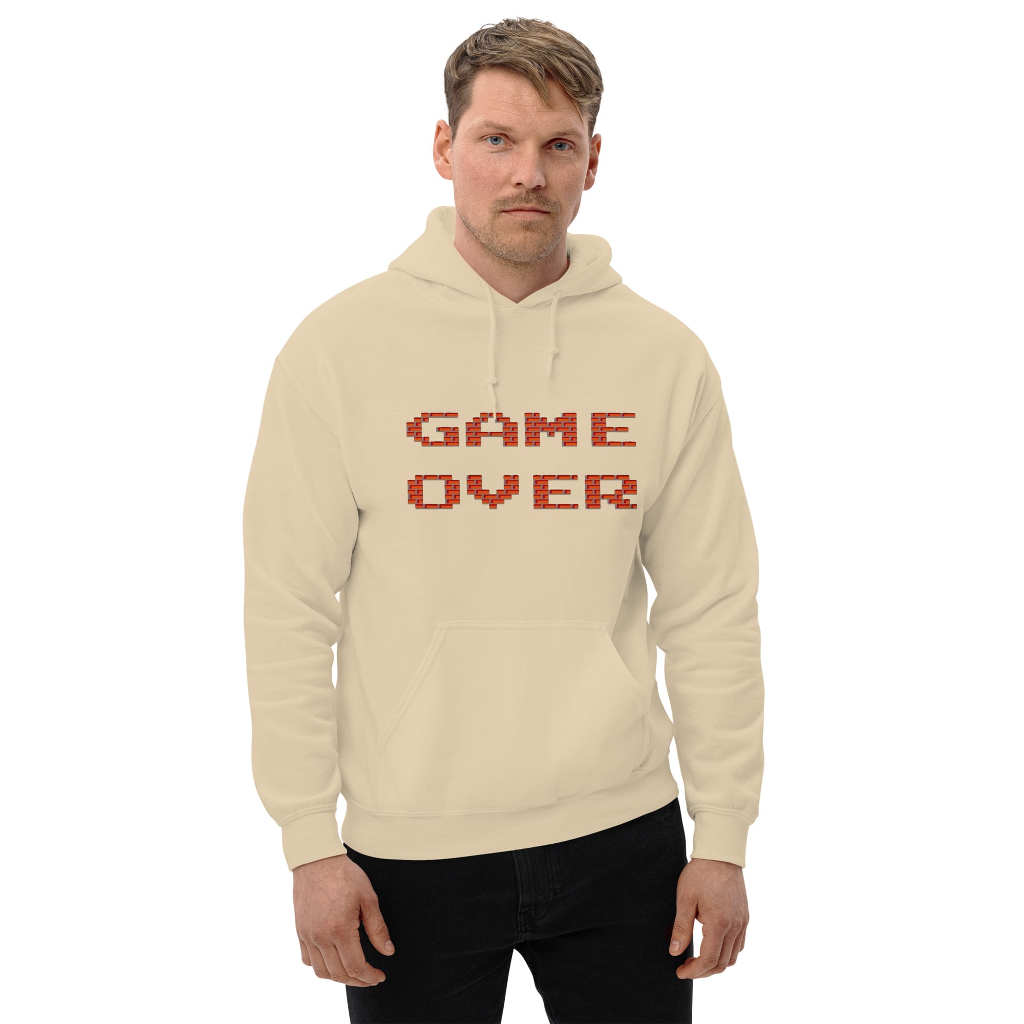 Sudadera Invierno con Capucha Unisex Game Over Ladrillos