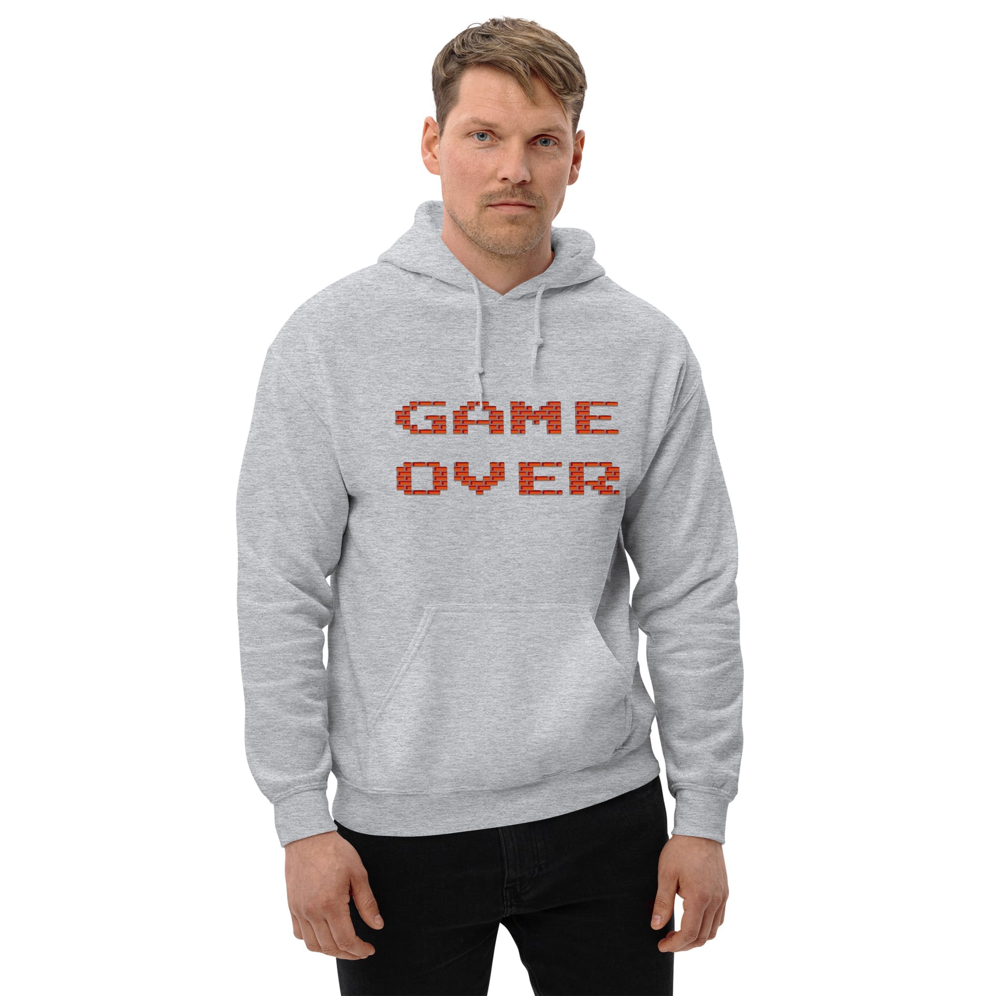 Sudadera Invierno con Capucha Unisex Game Over Ladrillos - Imagen 41